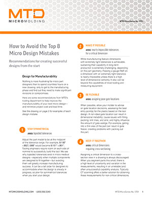 The 6 Sciences of Micro Molding white paper