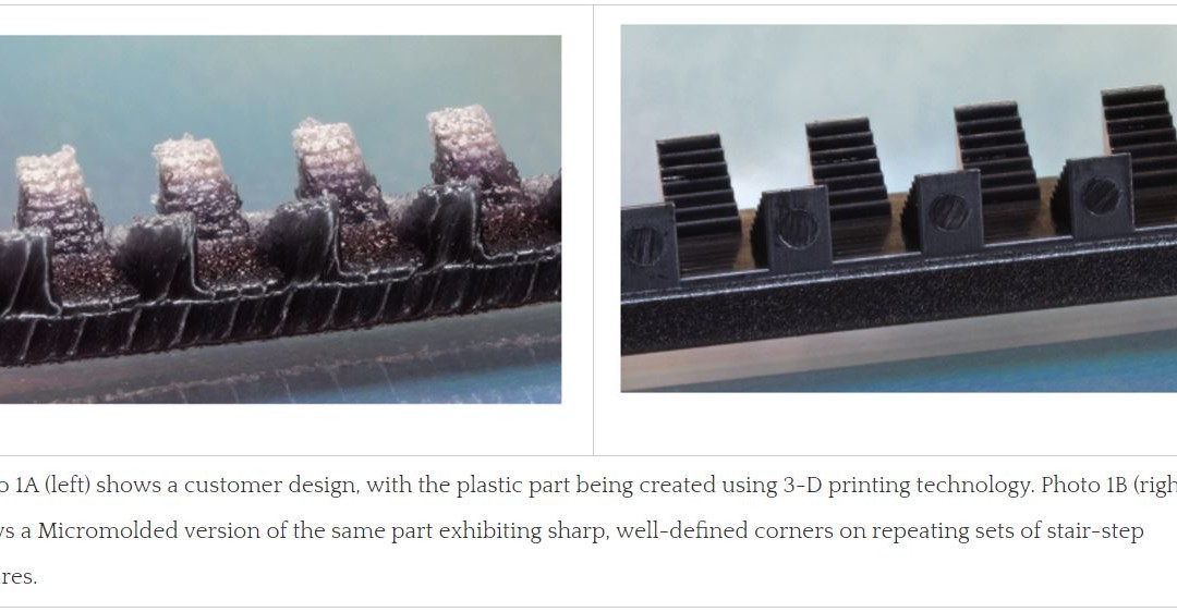 Experimenting with Micromolding and 3-D Printing